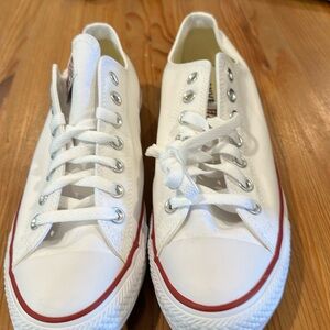 Brand new white unisex converse all stars